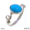 Ring 2205-TQ with real Turquoise