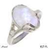 Ring 4227-PL with real Moonstone