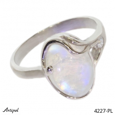 Ring 4227-PL with real Moonstone