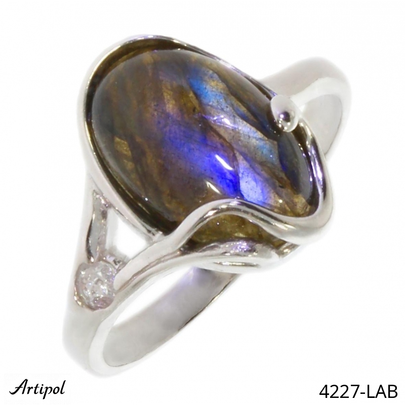 Ring 4227-LAB with real Labradorite