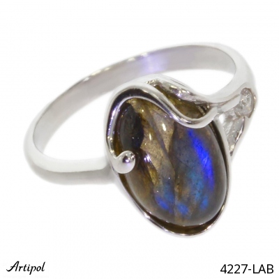 Ring 4227-LAB with real Labradorite