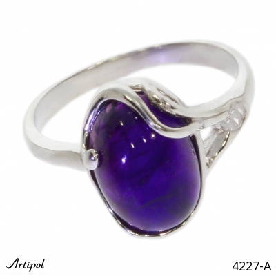 Ring 4227-A with real Amethyst