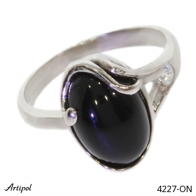 Ring 4227-ON with real Black Onyx