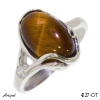 Ring 4227-OT with real Tiger's eye