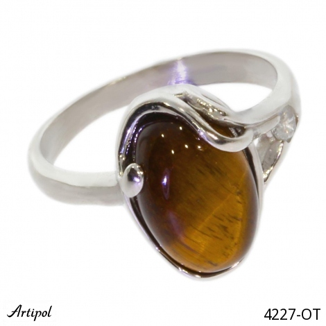 Ring 4227-OT mit echter Tigerauge