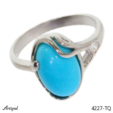 Bague 4227-TQ en Turquoise véritable