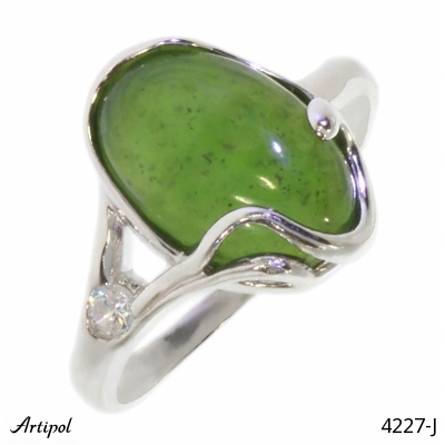 Ring 4227-J with real Jade