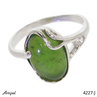 Ring 4227-J with real Jade
