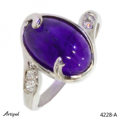Ring 4228-A with real Amethyst