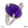 Ring 4228-A with real Amethyst