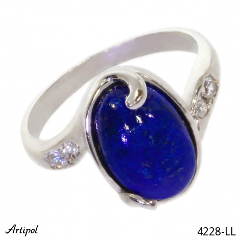 Ring 4228-LL with real Lapis lazuli