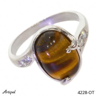Ring 4228-OT with real Tiger's eye