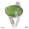 Ring 4228-J with real Jade