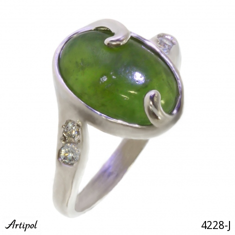 Ring 4228-J mit echter Jade