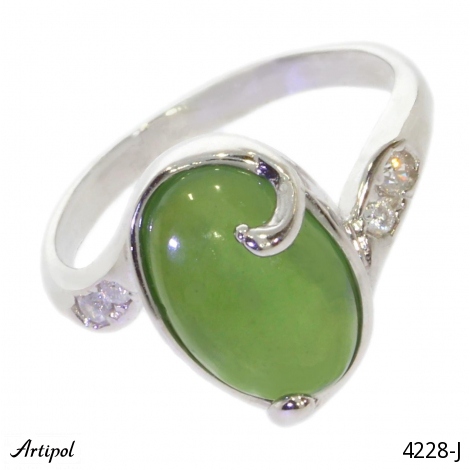 Ring 4228-J mit echter Jade