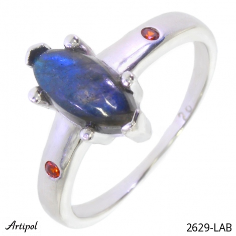 Ring 2629-LAB mit echter Labradorit