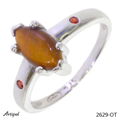 Ring 2629-OT with real Tiger's eye
