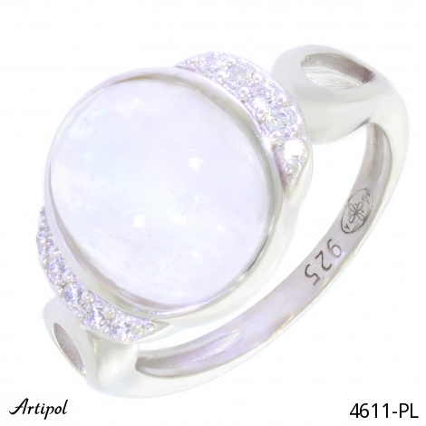 Ring 4611-PL mit echter Mondstein