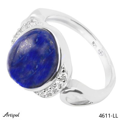 Ring 4611-LL with real Lapis lazuli