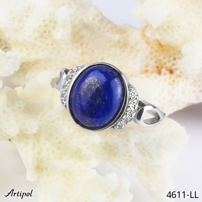 Ring 4611-LL with real Lapis lazuli