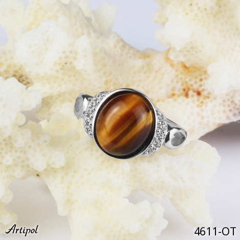 Ring 4611-OT with real Tiger’s Eye