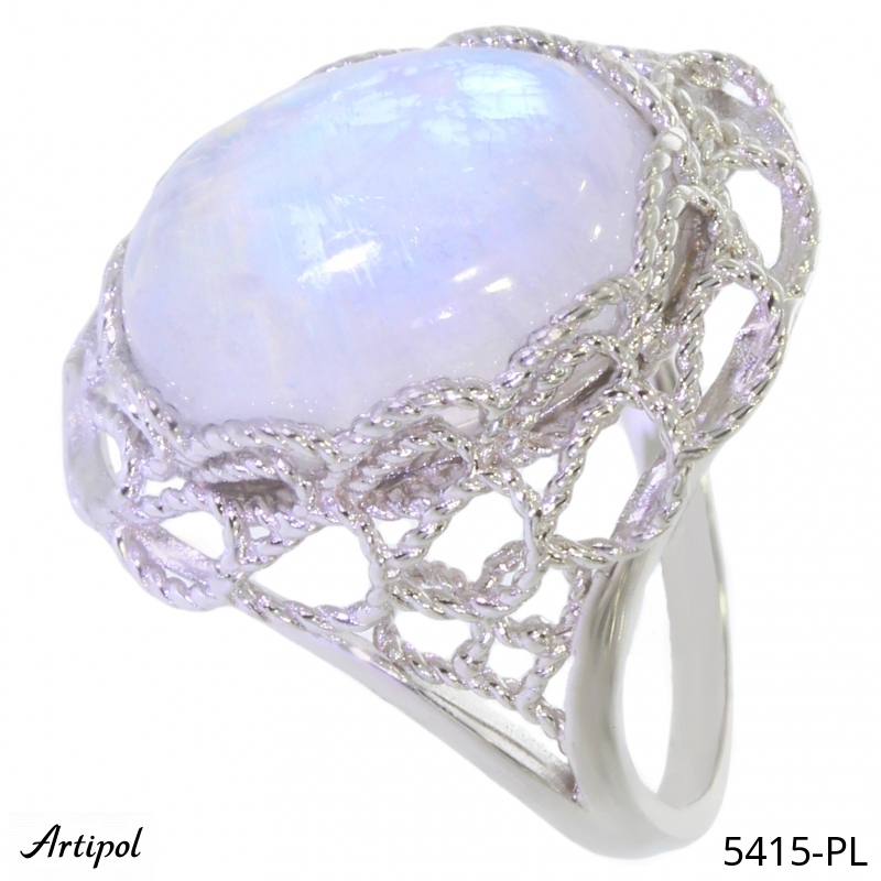 Ring 5415-PL with real Moonstone