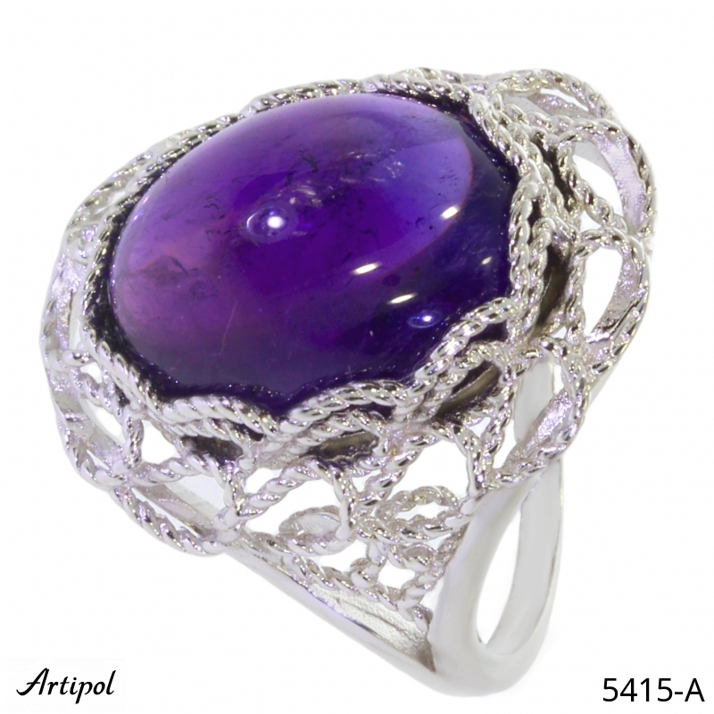 Ring 5415-A mit echter Amethyst