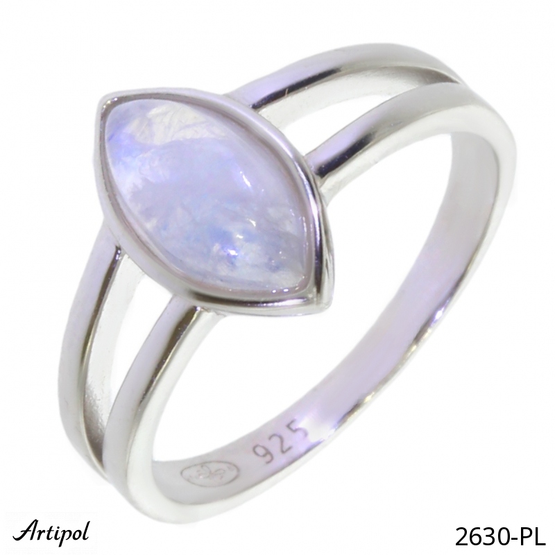 Ring 2630-PL with real Moonstone