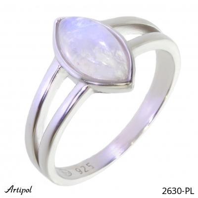 Ring 2630-PL with real Moonstone