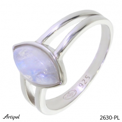 Ring 2630-PL with real Moonstone