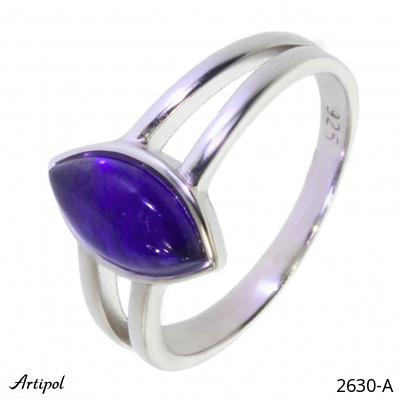 Ring 2630-A with real Amethyst