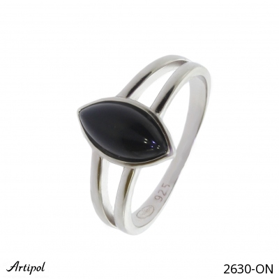 Ring 2630-ON with real Black Onyx