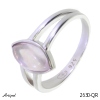 Bague 2630-QR en Quartz rose véritable
