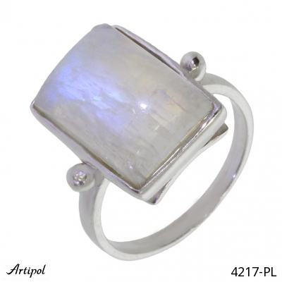 Ring 4217-PL with real Moonstone