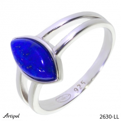 Ring 2630-LL with real Lapis-lazuli