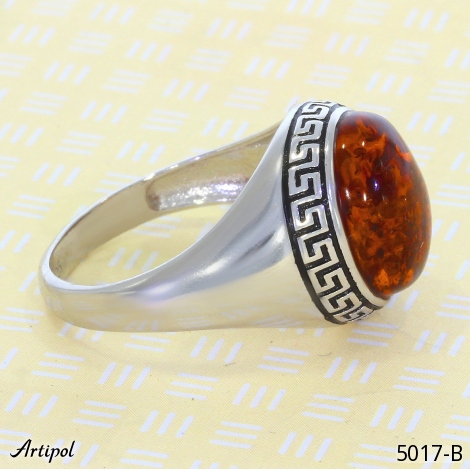 Ring 5017-B mit echter Bernstein