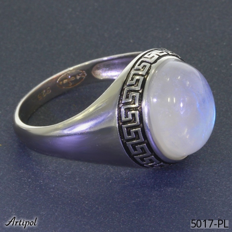 Ring 5017-PL with real Moonstone