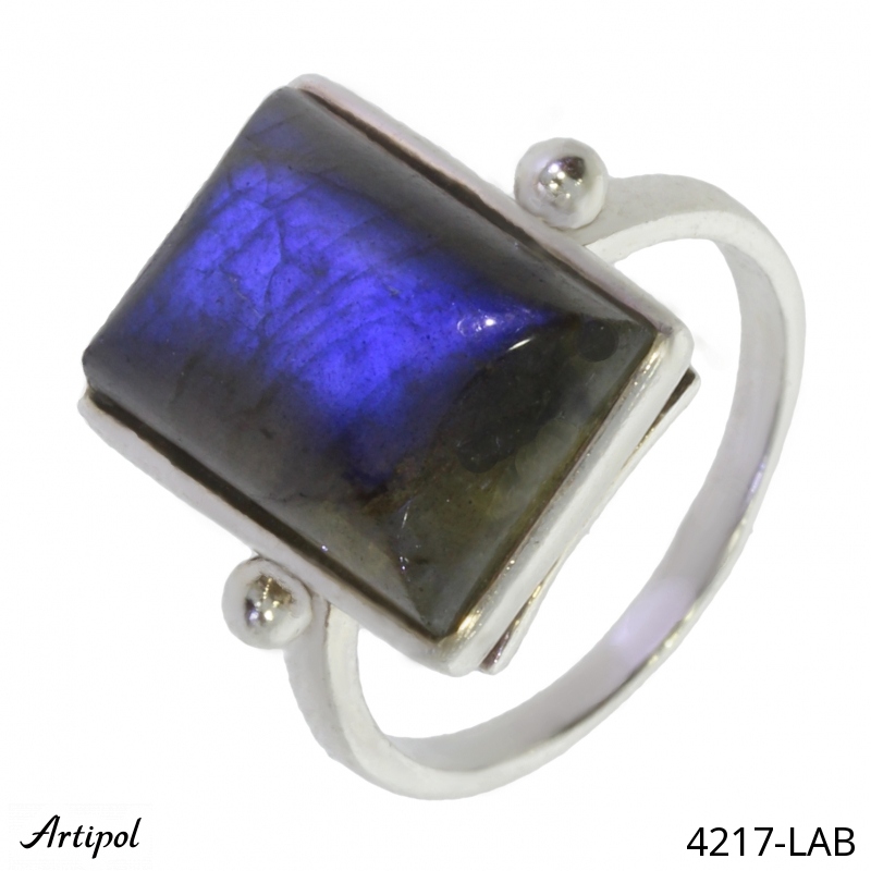 Ring 4217-LAB with real Labradorite
