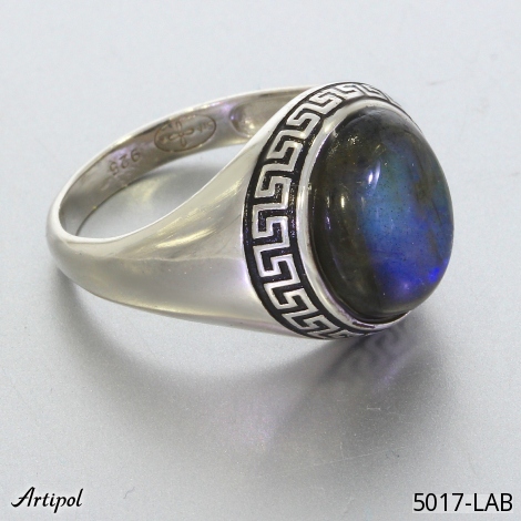 Ring 5017-LAB with real Labradorite