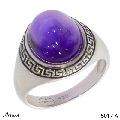 Ring 5017-A with real Amethyst