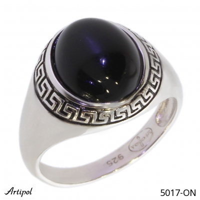 Ring 5017-ON with real Black Onyx