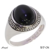 Bague 5017-ON en Onyx noir véritable