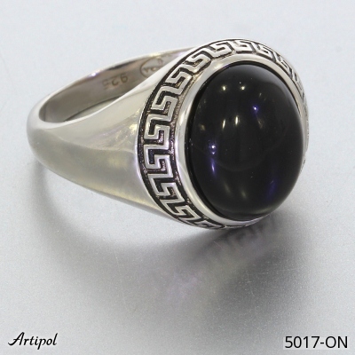 Ring 5017-ON mit echter Schwarzem Onyx