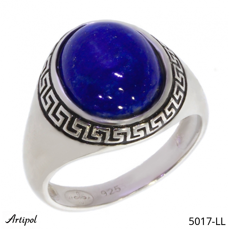 Ring 5017-LL with real Lapis lazuli