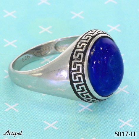 Ring 5017-LL with real Lapis lazuli