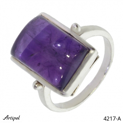 Ring 4217-A with real Amethyst