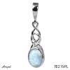 Pendant P2216-PL with real Moonstone