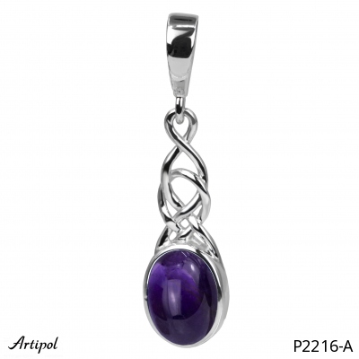 Pendant P2216-A with real Amethyst