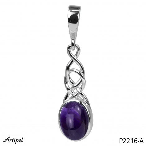 Pendant P2216-A with real Amethyst