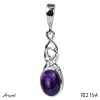 Pendant P2216-A with real Amethyst